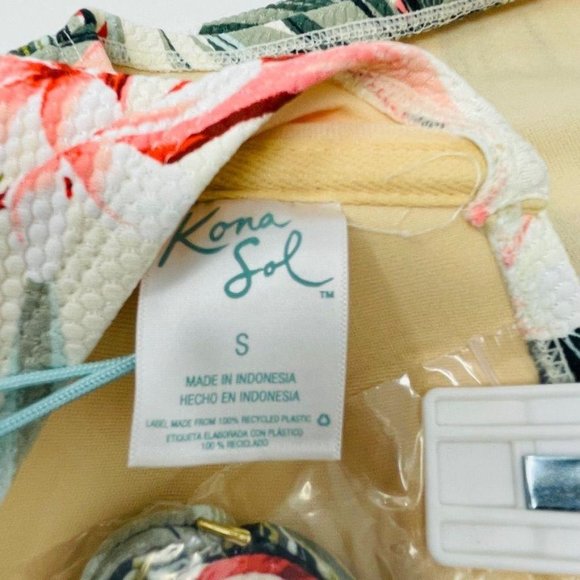 Kona Sol Women's Pique Bandeau Classic One Piece - Picture 9 of 10